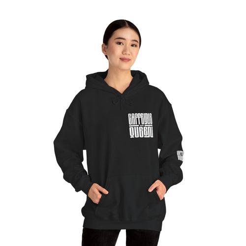 Hooded Sweatshirt - Caffeine Queen Graphic Design Boho Wear