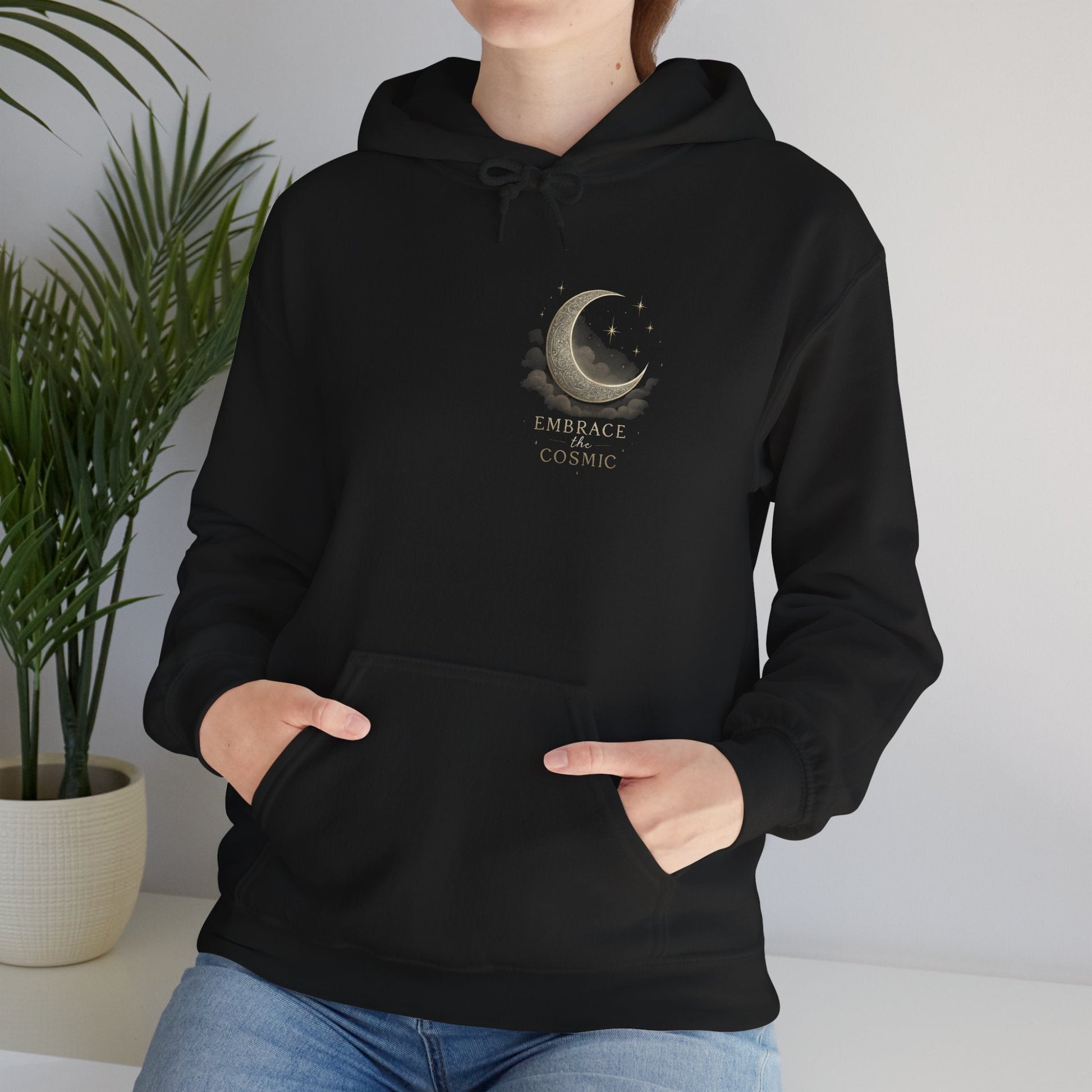 Space Embrace Hoodie Sweatshirt Printify