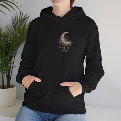 Space Embrace Hoodie Sweatshirt Printify