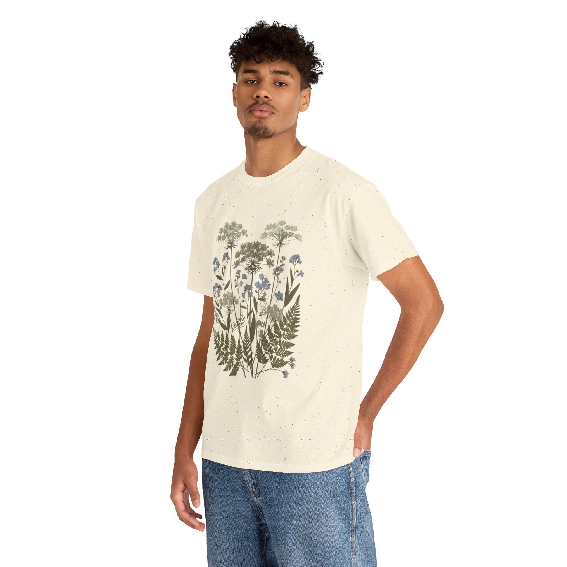 Botanical Art Unisex Heavy Cotton Tee Printify