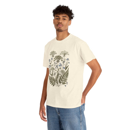 Botanical Art Unisex Heavy Cotton Tee Printify