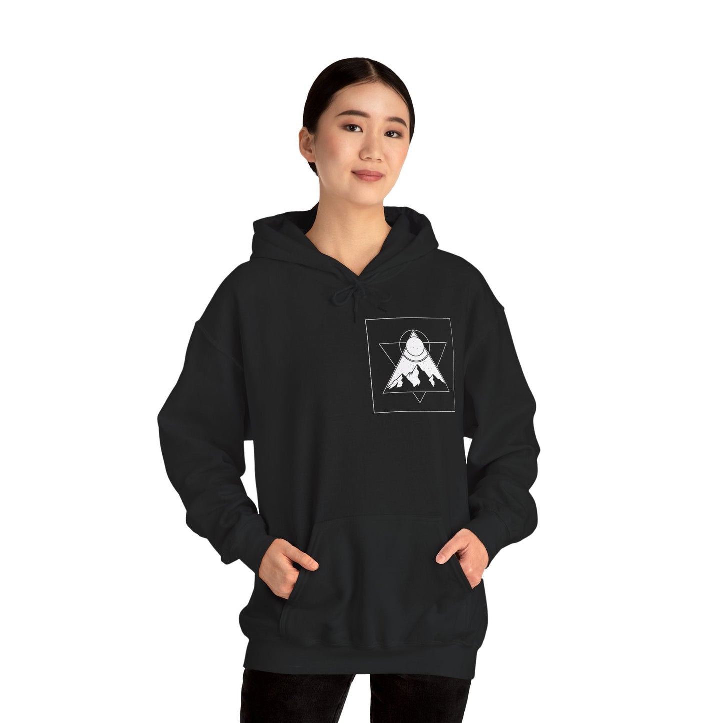 Mountain Adventure Hooded Sweatshirt Printify