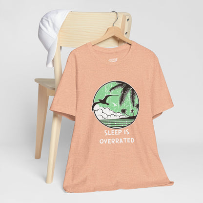 Sleepy Days Unisex Tee: Beach Lovers Printify